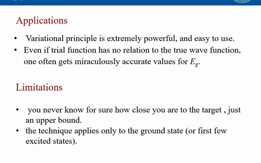 华中科技大学2023春量子力学Lecture_22.5_变分总结