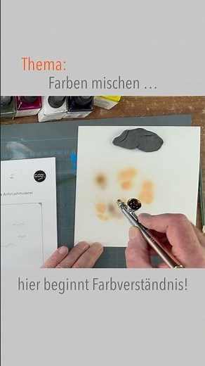 🎨🤔 This is how true color understanding develops in airbrush painting