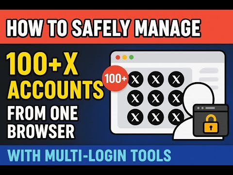 How to Safely Manage 100+ X Accounts from One Browser with Multi-Login Tools