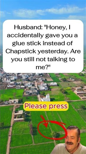 Accidentally Gave Wife Glue Stick Instead of Chapstick... Still Not Talking? 😂🩹 #laugh #funny #memes