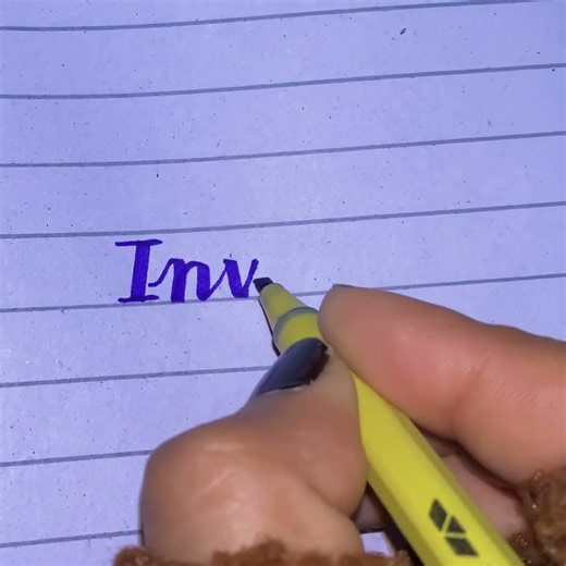 How write correct spelling of Invited with marker #music #youtubeshorts #viral