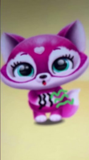 Pinky heart’s stomach growl Fluvsies 🩷🦊🍕