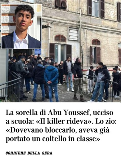 Ragazzo accoltellato a scuola: lo zio chiede giustizia