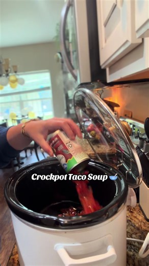 This crockpot taco soup is my kinda weeknight win — quick, easy, and so budget friendly. I throw it together in the morning and by dinner it tastes like I tried way harder than I did 😂 It makes the best leftovers too… we serve it over rice with cornbread the next night to stretch it out and nobody ever complains. Cozy, simple, and feeds a crowd — my favorite combo. 🌮🥣✨ #crockpotmeals #budgetmeals #tacosoup #greatleftovers #fyp