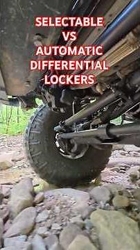Jeep Lockers: Selectable vs Automatic. What do you choose?