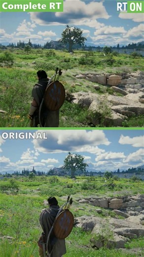 Ray Tracing Mod - ON vs OFF in Crimson Desert RTX 5090 #RTX #gaming #comparison #raytracing #shorts