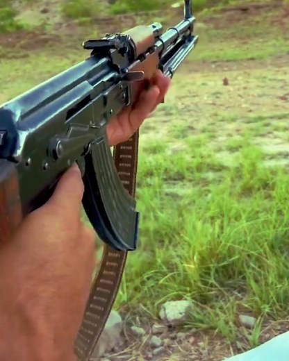 RPK Long Barrel Rifle Shooting Test: Power Unleashed#shorts #ytshorts 🎯