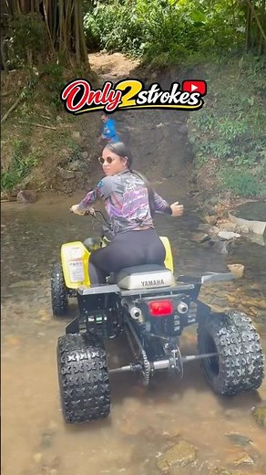 Yamaha Banshee Trail Riding POV! #2stroke #atv #trailriding