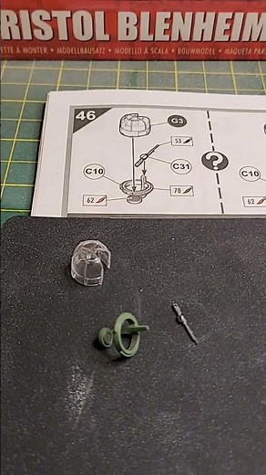 Dorsel gun turret! BRISTOL BLENHEIM Mk.IF - 1:72, Airfix skill 2. Stage 46