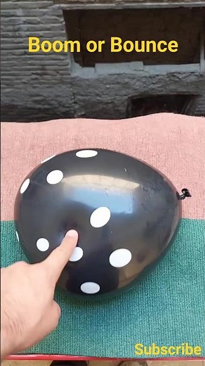 🟤🟣⚫️ Experiment: will this water balloon explode if it rolls down from a tall building? 💥🎈#shorts