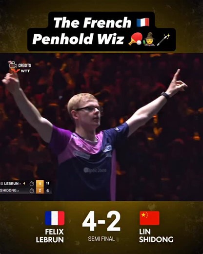 📍Felix Lebrun 🇫🇷 remains unstoppable against Lin Shidong 🇨🇳, defeating him in the semifinals of the WTT China Smash 💥 to reach his first-ever Grand Smash final! • Can Felix go all the way and become only the second European to win a Grand Smash title? 👀🔥 #tabletennis #felixlebrun | Pingpong africa