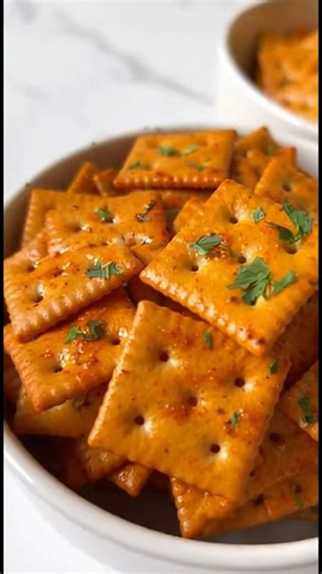 Spicy Crackers #SpicyCrackers #SnackTime #CrunchyDelight #FlavorExplosion #SnackAttack #SpiceLovers #TastyTreats #GourmetSnacks #FoodieFavorites #YummySnacks | Tracy Cooking