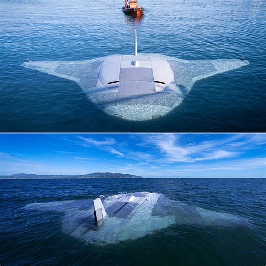 DARPA's Manta Ray Uncrewed Underwater Vehicle (UUV) Completes In-Water Testing