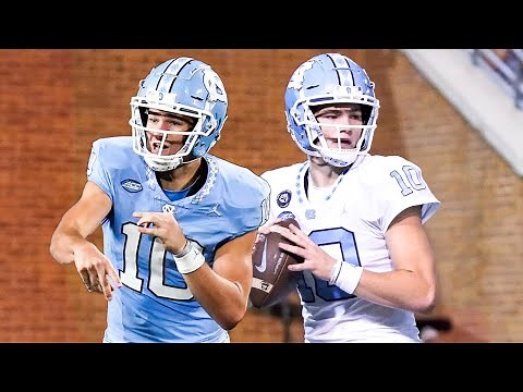 Drake Maye College Highlights, UNC, QB | New England Patriots 2024 NFL Draft Pick