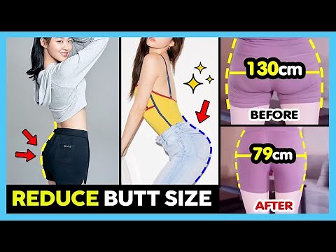 BEST EXERCISES TO REDUCE BUTT SIZE | LOSE BUTT FAT, FIRM BUTT, GET SMALL & SLIM BUTT AT HOME FAST
