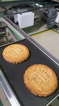 Speed and Precision: The Art of the Assembly Line##baking #chineseburger#mooncake