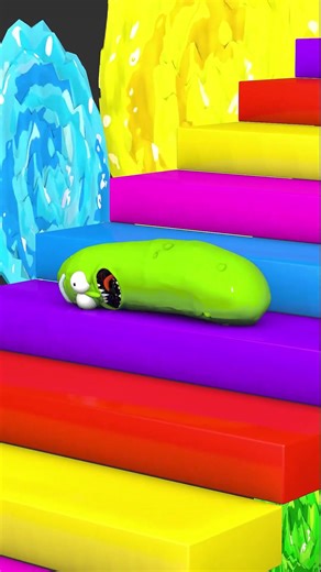 Pickle Rick Falls Down the Stairs!