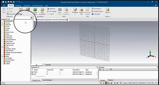 如何用CST设计偏振转换元