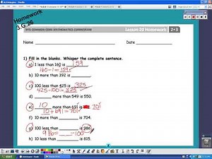 Grade 2 Module 3 Lesson 20 HW