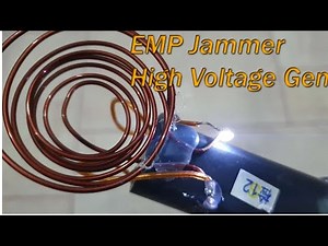 EMP Generator High Voltage Generator | How to Make a Handheld EMP Jammer