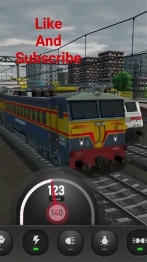 WCAM-3 When hurt ego he goes to 140+💀 || Indian Train Simulator ||