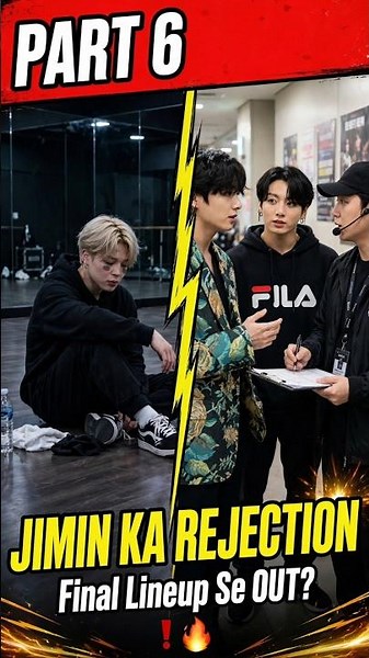 (Part 6) BTS Jimin ko debut se pehle 8 baar reject kyu kiya gaya tha? #bts #shorts