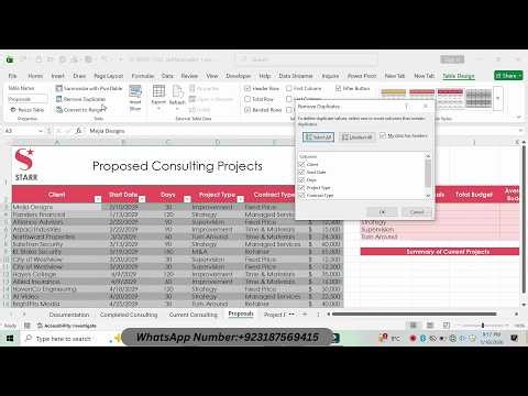 Shelly Cashman Excel 365 | Module 6: SAM Critical Thinking Project C Starr Consulting