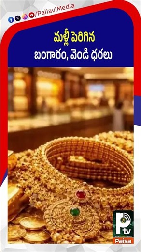 మళ్లీ పెరిగిన బంగారం, వెండి ధరలు | Gold and Silver Price Hike | Gold and Silver Prices Today