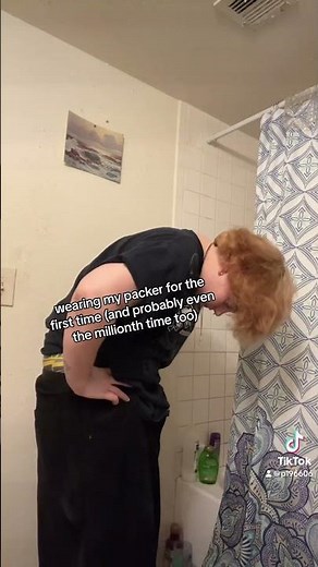 Wearing my packer for the first time 🤦‍♂️#ftm #trans #ftmtrans #lgbt #transmasc