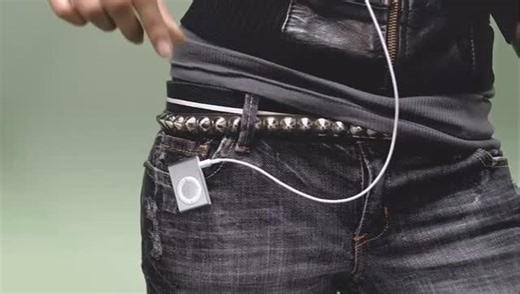 Indie Sleaze on Instagram: "iPod shuffle 2G Ad featuring Who’s Gonna Sing by Prototypes i wore this shuffle in my hair on new years for the @lotion.mag event"