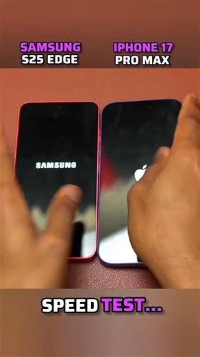 😳⚡ iPHONE 17 PRO MAX vs GALAXY S25 EDGE SPEED TEST!! 😳⚡