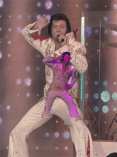 #vegas #lasvegas #elvis #elvispresley #vibes @Vegas Elvis - Travis Allen