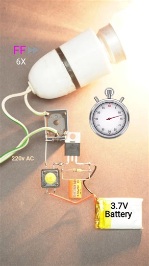 220v ac delay timer circuit #experiment #scienceproject