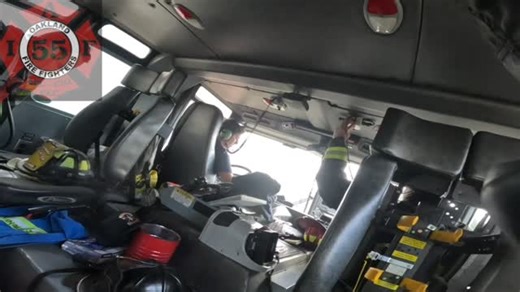 5.5K views · 1.2K reactions | Yesterday in East Oakland, #youroaklandfirefighters responded to a 2 story single family dwelling structure fire. This video shows the firefighter in the “lead off” position helping to secure a water supply and the aiding all others on scene. The fire was contained and property damage was minimized within minutes. #oakland #eastoakland #structurefire #housefire | Oakland Firefighters Local 55 | Facebook