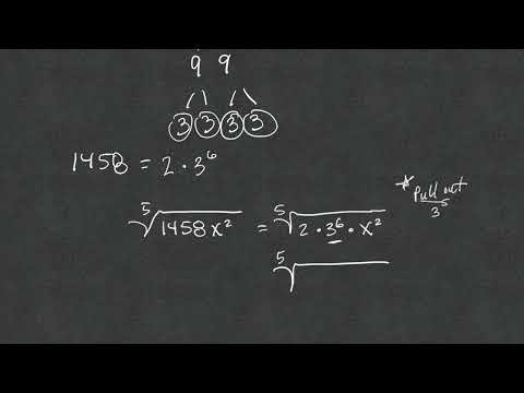 Radical Help - Algebra Concepts