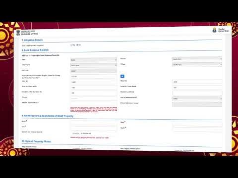 UMEED Central Portal Waqf Property Enrolment Guide ｜ Here's How to Enter Property Details Part 3