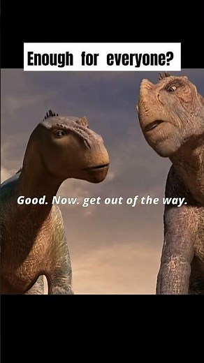 He doesn't want to share the water - Disney Dinosaurs Movie #dinosaur