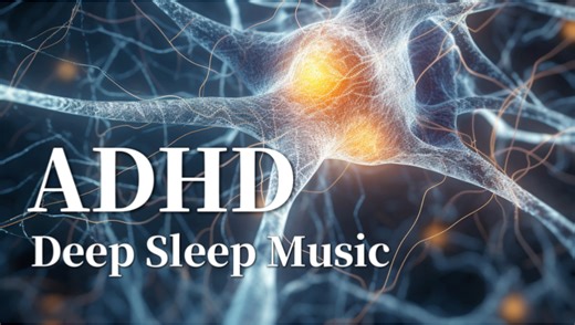 ADHD失眠救星 | 清空大脑 | 缓解压力 | 8D音效 (60分钟双耳α波→θ波）