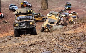 Enjoy RC CAR hiking on the weekends - Team Scale Trail GoldMoon ASMR