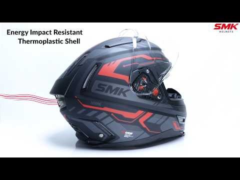 SMK Agnar Tektron - 360° Walkaround & Features | Futuristic Full Face Helmet