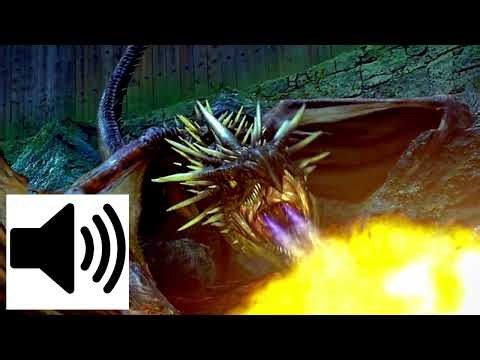 Golden dragon roar sound effect 🔊 | Harry Potter