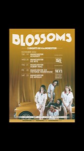 1.2K reactions · 74 shares | Manchester, did you think we’d forgotten you? We’re very excited to announce our 5 nights in Manchester this November! Manchester Academy, O2 Ritz Manchester, Albert Hall, O2 Victoria Warehouse Manchester & O2 Apollo Manchester. Pre-order the album now from blossoms.tmstor.es (in our bio) for ticket pre-sale access going live 9:30am Wednesday. General sale will be 9:30am Friday from link in bio. | Blossoms | Facebook