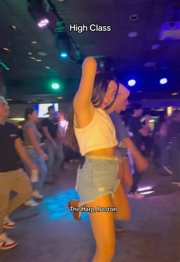 High Class Line Dancing at The Harp in Boston