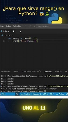 Así Funciona range() en Python (Explicado Fácil)