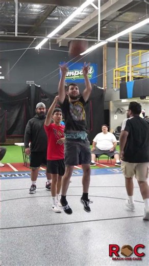 Who wins this epic game of Knockout? 👀🏆 | Reach One Care| #AdaptiveFitness