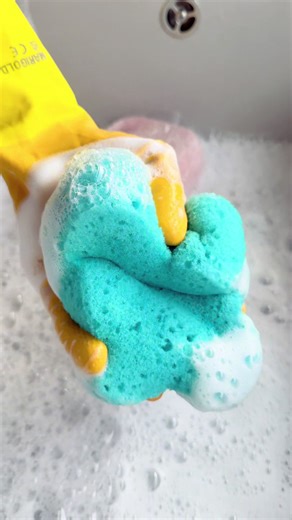 Blue and Pink Hair Rinse ASMR Experience