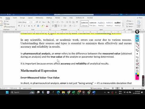 ERROR, types, sources and minimization methods2_12.08.2025