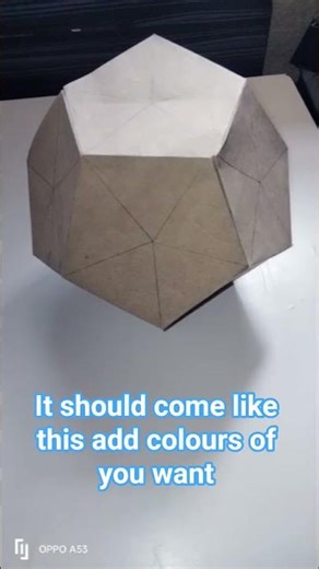 #beautiful calender #easy #pentagon shape #ytshorts #viral