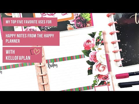 My TOP 5 FAVORITE ways To Use Happy Notes