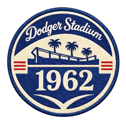 Dodger Stadium Embroidery Patch | Iron on Sew on Patch | Baseball Fan Patch | Jacket Hat Backpack Badge | Premium Embroidered Dst Pes Emb - Etsy